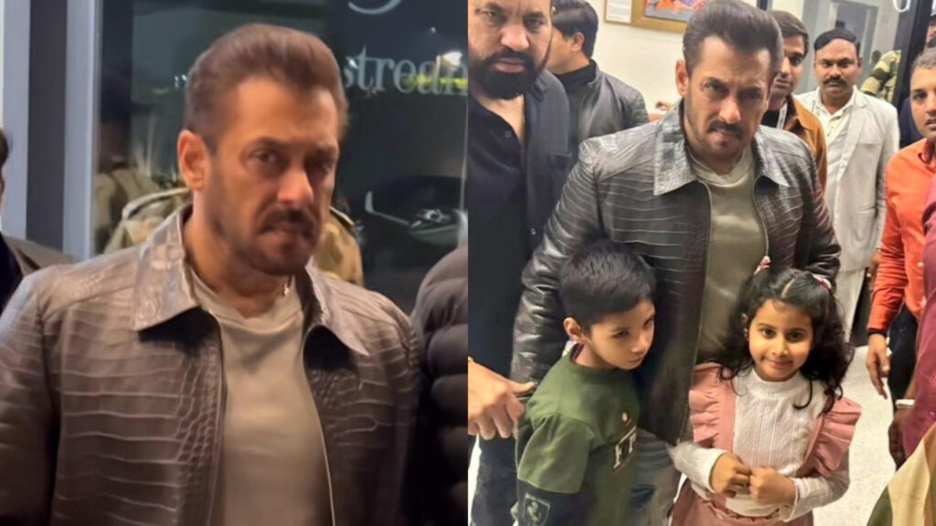 Salman Khan looks grumpy as he poses with fans at New Delhi airport; internet thinks ‘he is exhausted’ | Bollywood