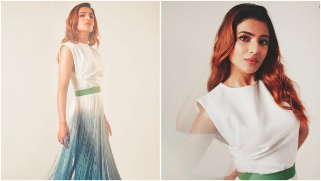 Samantha Ruth Prabhu took glam to another level in chic white top paired with dreamiest fringe skirt. See pics | Fashion Trends