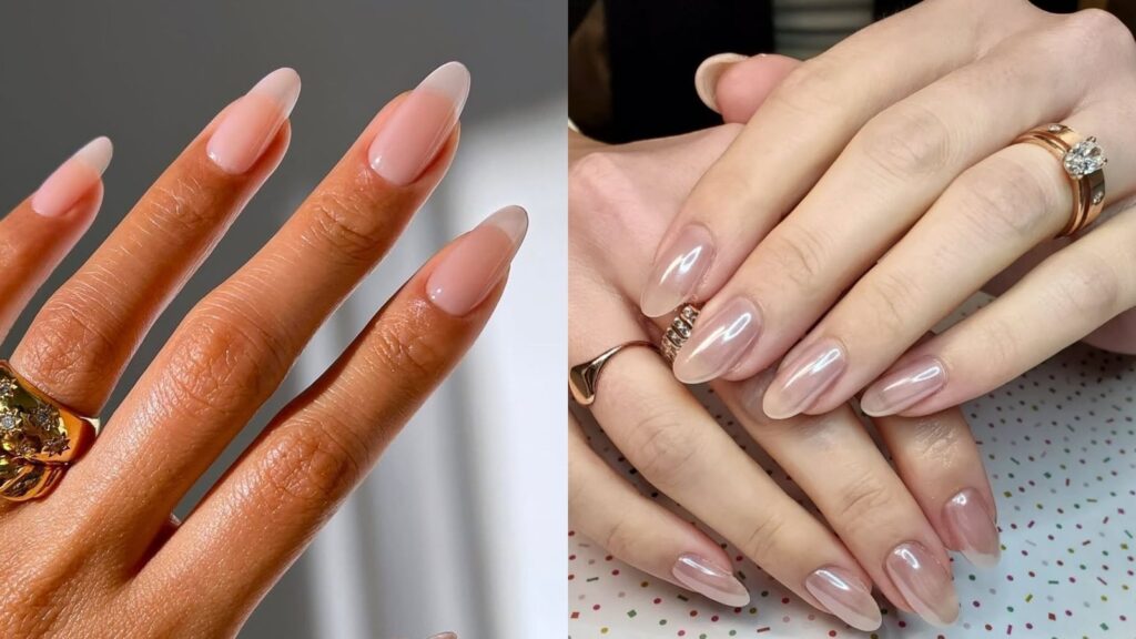 Soap nails: The glossy, barely-there manicure trend everyone’s loving