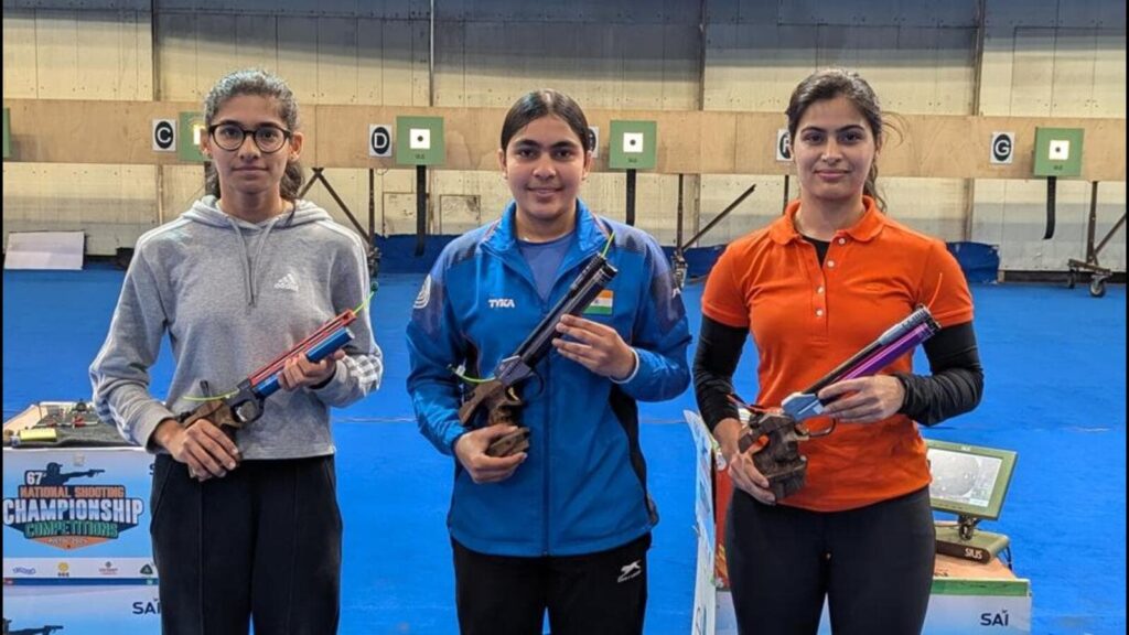 Suruchi trumps strong field to win air pistol trials