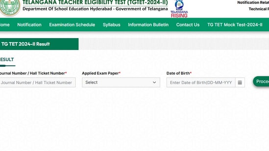 TS TET Result 2024 Live: Telangana TET 2 results released at tgtet2024.aptonline.in, check via direct link