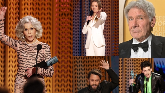 Timothee Chalamet’s surprise win to Harrison Ford’s embarrassing appearance: All the highlights from 2025 SAG awards