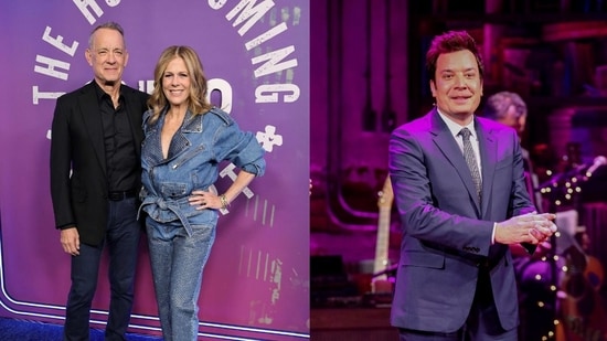 Tom Hanks hilariously walks out of SNL 50 event after Jimmy Fallon jokes about ‘not giving out any awards’