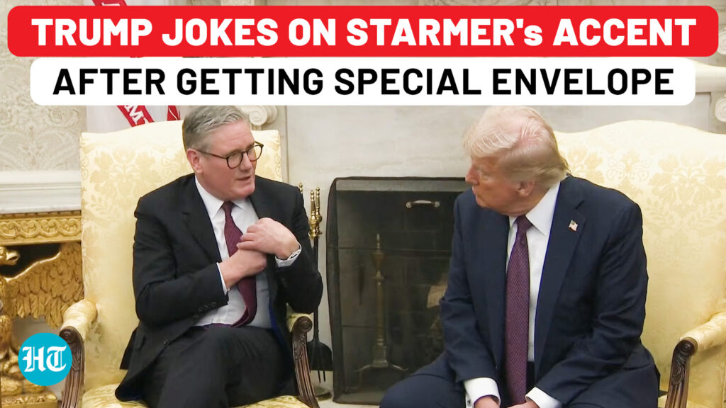 Trump Jokes On UK PM’s Accent After Starmer Takes Out Special Envelope: ‘Never Happened Before’| USA