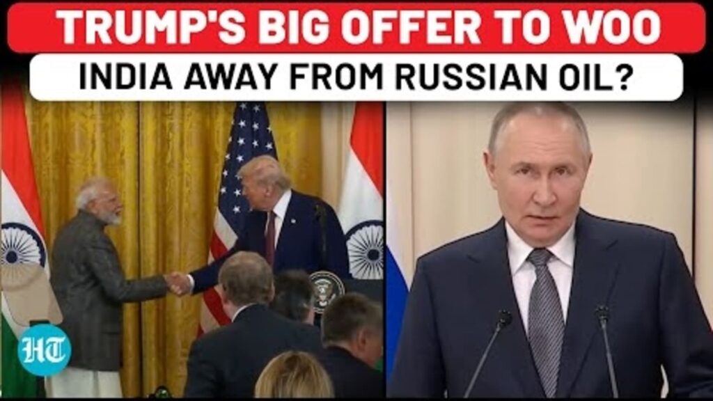 Trump’s Big Offer To PM Modi To Woo India Away From Russian Oil? | USA | Crude | Putin