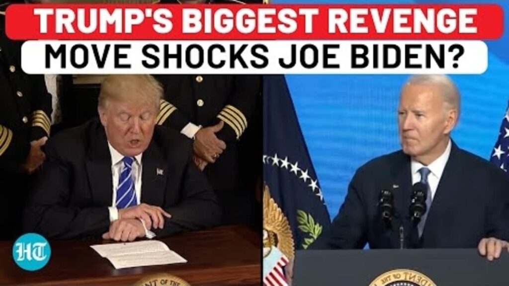 Trump’s Biggest Revenge Move So Far Against Biden, With ‘You’re Fired’ Public Shaming Jibe| US News