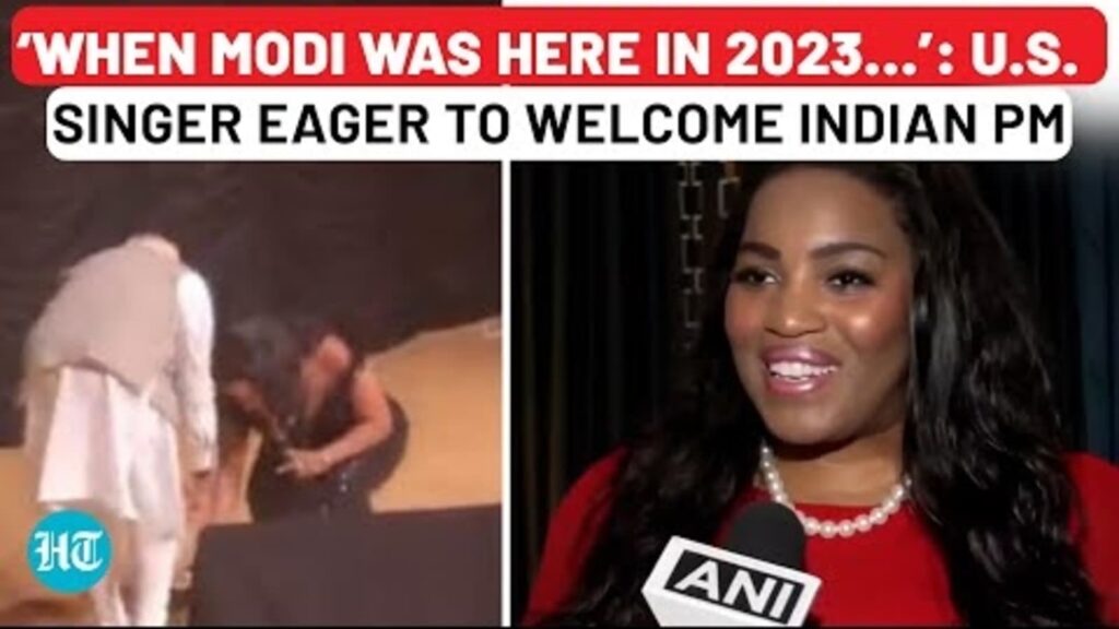 US Singer, Who Touched Modi’s Feet, Eager To Welcome Indian PM: ‘I Sang National Anthem For…’