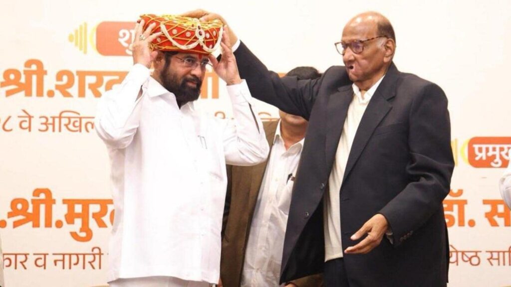 Unfortunate, says Thackeray’s party on Sharad Pawar’s praise for Eknath Shinde | Mumbai news