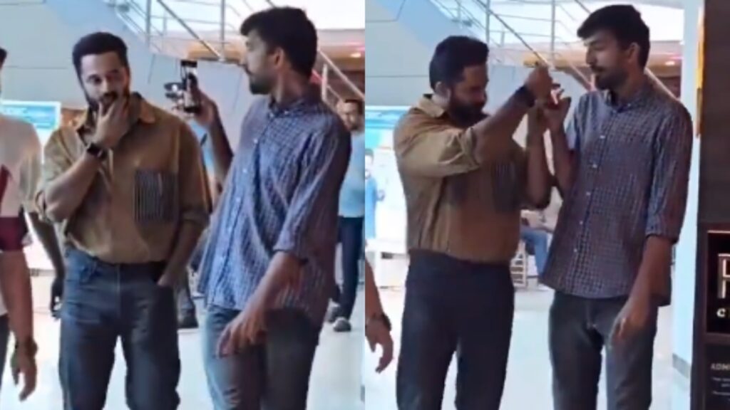 Unni Mukundan loses cool and snatches fan’s phone for getting too close while filming him. Watch