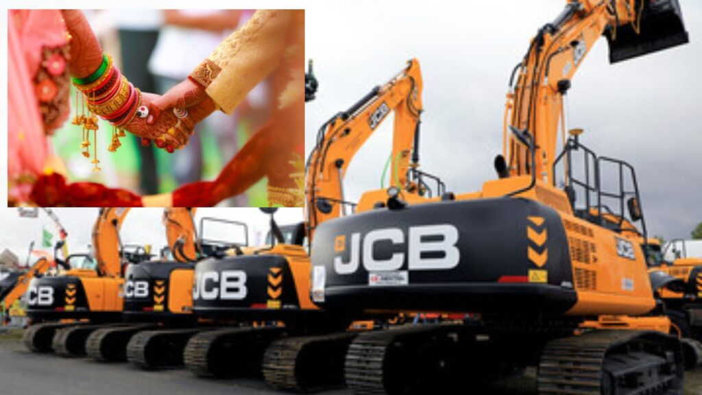Viral video: This groom in Uttar Pradesh ditches luxury car, opts for a bulldozer bidaai, arriving to the wedding in JCB
