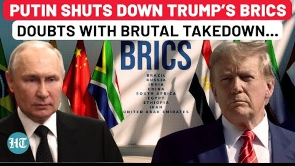 Watch: Putin Laughs Off Trump’s BRICS Panic? Russian President Schools West With Fiery Statement