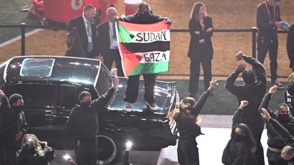 Why Gaza and Sudan flags took over the Super Bowl halftime stage?