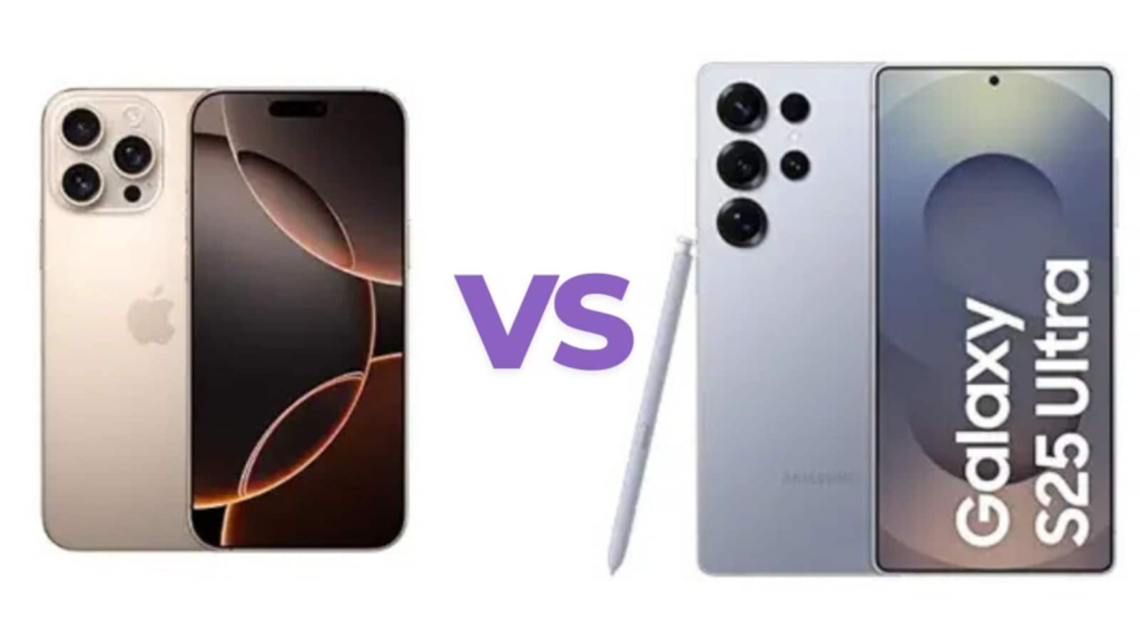 iPhone 16 Pro Max vs Samsung Galaxy S25 Ultra: Specs, features, and more compared