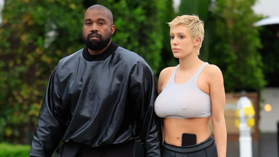 ‘Proud’ Kanye West and Bianca Censori step out in full-body cover attire for film premiere