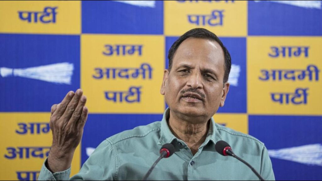 AAP leader Satyendar Jain booked in CCTV ‘graft’ case | Latest News Delhi