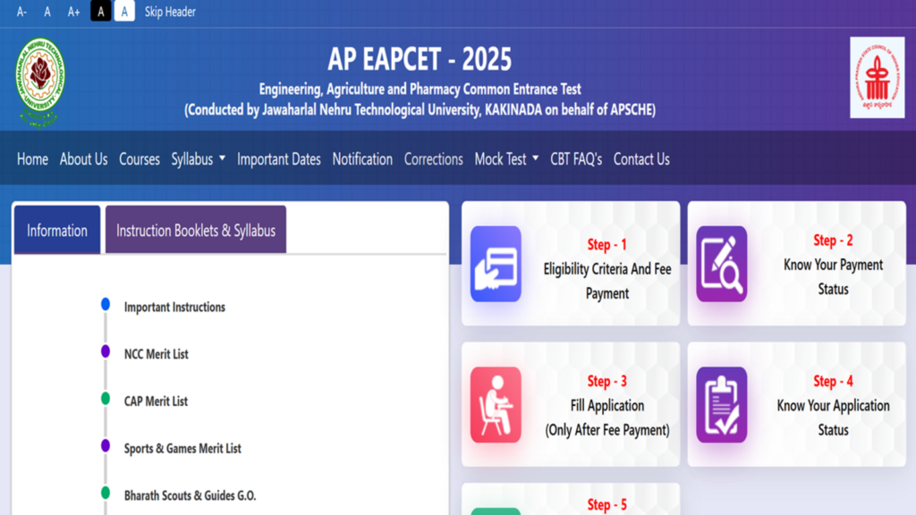 AP EAPCET 2025: EAMCET registration begins at cets.apsche.ap.gov.in, direct link here | Competitive Exams