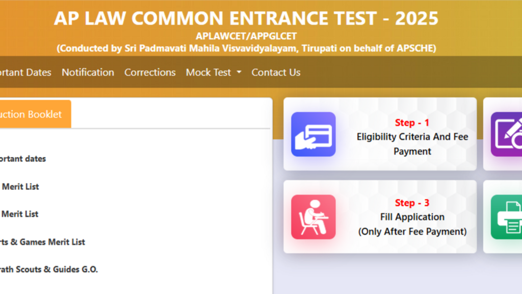AP LAWCET 2025 registration begins at cets.apsche.ap.gov.in, apply via direct link | Competitive Exams