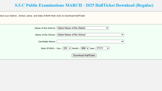 AP SSC Admit Cards 2025 released at bse.ap.gov.in, direct link to download Class 10 hall tickets here