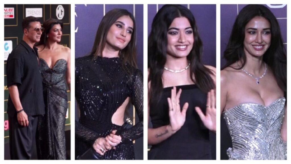 Akshay Kumar, Sushmita Sen to Rashmika Mandanna, Rasha Thadani shine on red carpet: Who wore what for awards night | Fashion Trends