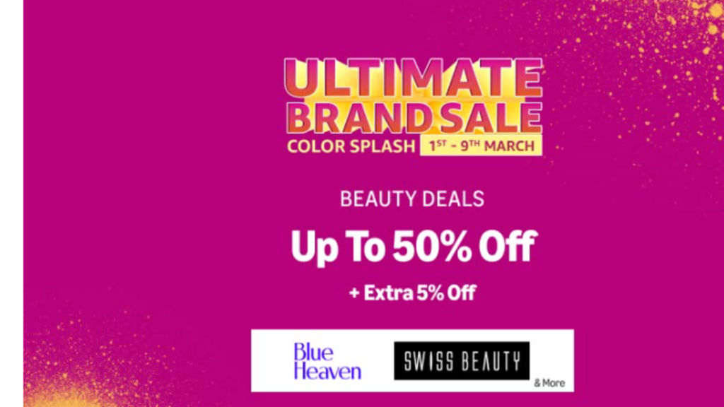 Amazon Ultimate Brand Sale: Up to 50% off on lipsticks, eyeshadow palettes, eye makeup, and more | Fashion Trends