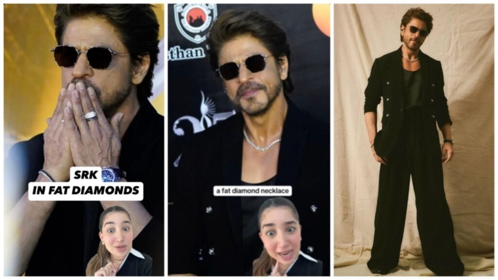 American influencer gushes over ‘macho man’ Shah Rukh Khan’s diamond necklace at IIFA: ‘Most famous movie star in Asia’