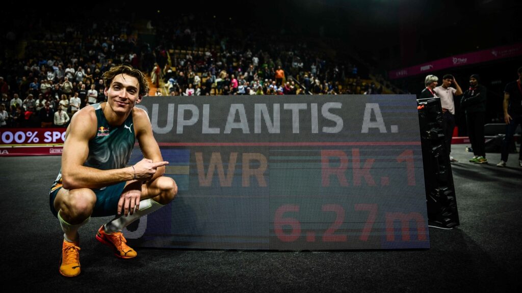 Armand Duplantis soaks in glory after breaking pole vault world record for 11th time: ‘What can I say… I just did it’