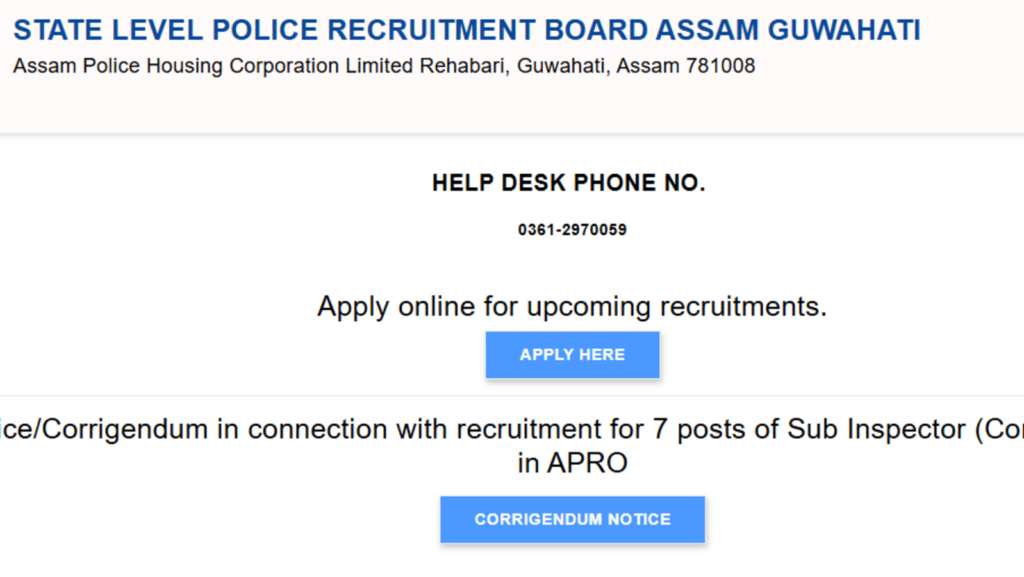 Assam Police SI Final Answer Key 2024 out, results next; here’s how to download final key from slprbassam.in