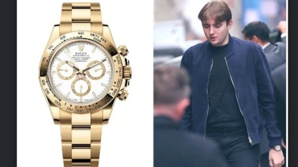 Barron Trump’s swanky Rolex watch takes internet by storm; Was it a gift from dad Donald on 19th birthday?