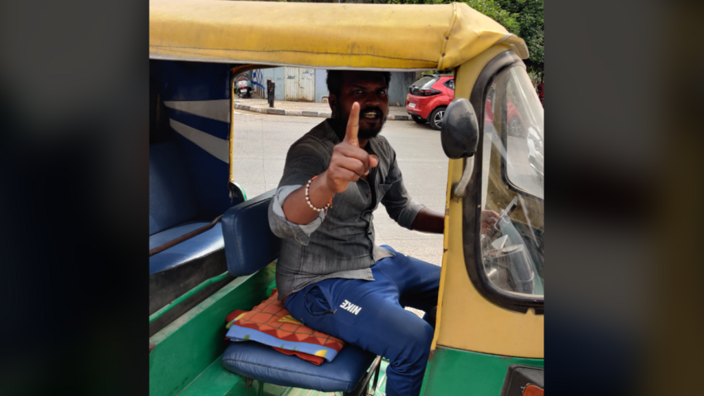 Bengaluru auto driver threatens to slap passenger after fare dispute on ride-hailing app | Bengaluru