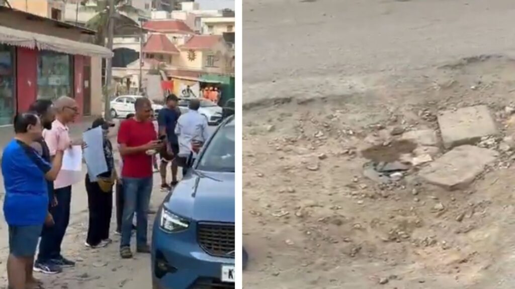 Bengaluru residents protest over poor road conditions: ‘This isn’t the way to build a global tech hub’ | Trending