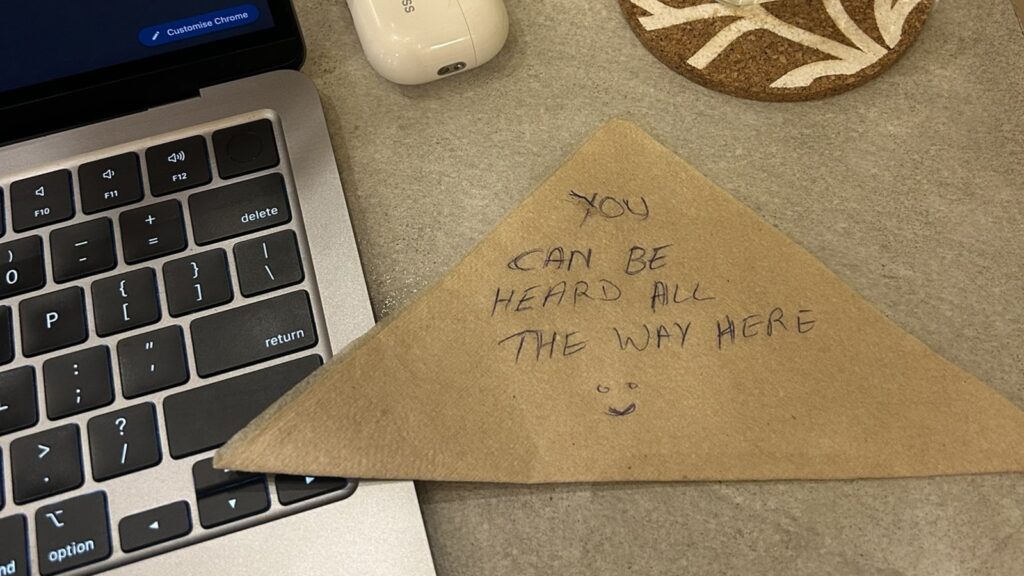 Bengaluru woman mid Zoom call at cafe gets unexpected reality check on napkin: ‘Humbled’ | Trending