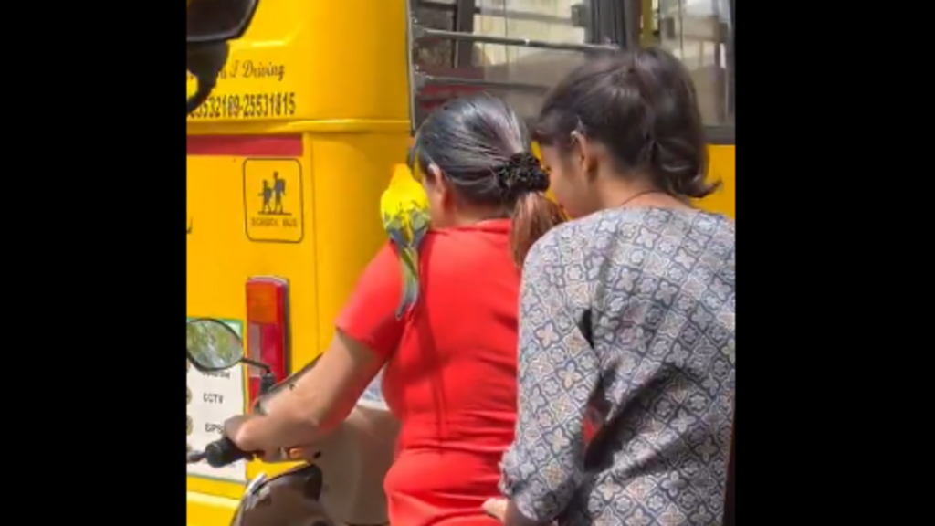 Bengaluru woman rides through traffic with parrot on her shoulder, internet says ‘never a dull moment here’ | Bengaluru