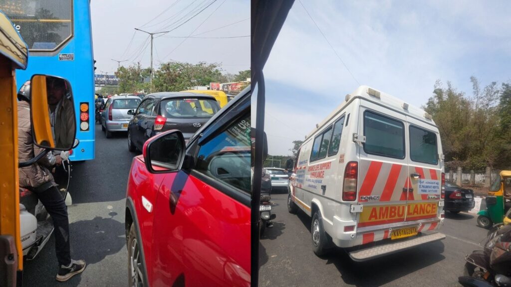 Bengaluru’s Outer Ring Road clogged with traffic, commuters take 2 hours to cover 3 km | Bengaluru