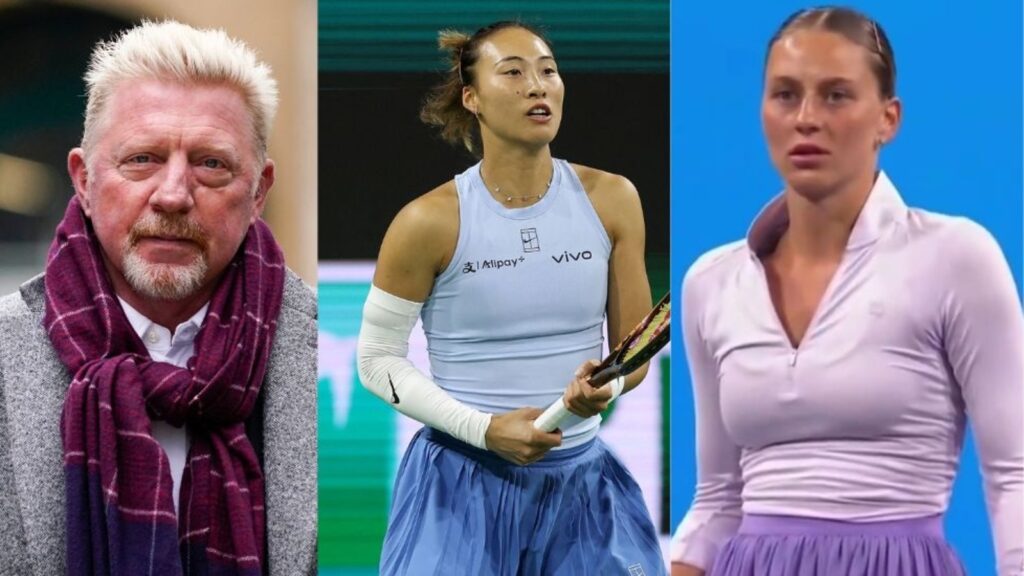 Boris Becker shocked as Zheng Qinwen controversially refuses warm-up, psychologically rattles Kostyuk at Indian Wells | Tennis News