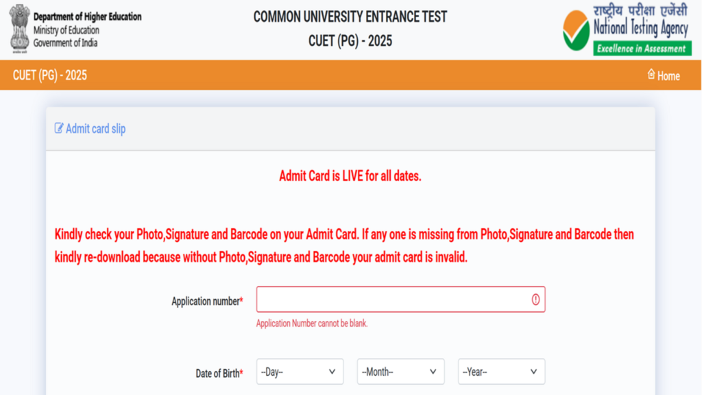 CUET PG Admit Card 2025 released for March 26 to April 1 at exams.ntaonline.in/CUET-PG/, download link here | Competitive Exams