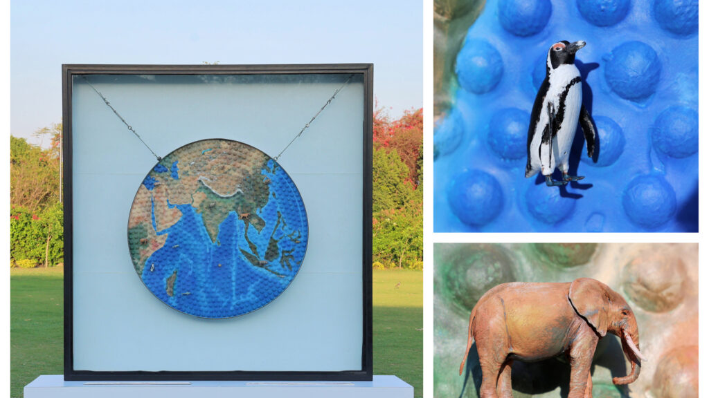 Climate change: This golf balls’ art installation in Gurugram is melting!
