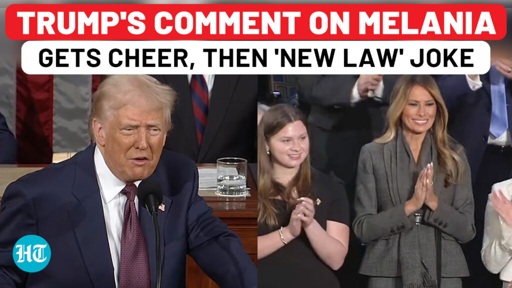 Congress: Trump Cracks Joke On New Law After Comment On Melania Gets Huge Cheer| Take It Down Act