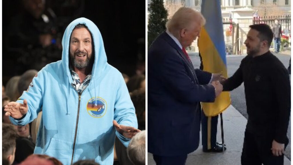 Did Adam Sandler mock Zelensky’s trademark look? Actor walks out of Oscars after being slammed for his outfit