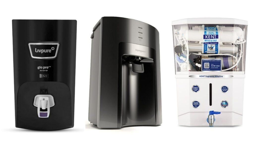 Discounts on water purifiers! Grab 62% off on brands like Aquaguard, Kent, HUL Pureit, Livpure, AO Smith and more