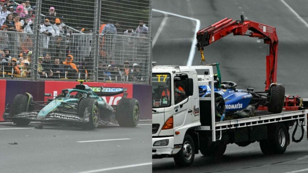 F1: Full list of crashes at Australian GP as Carlos Sainz, Alonso fail to finish – Scary visuals of six accidents