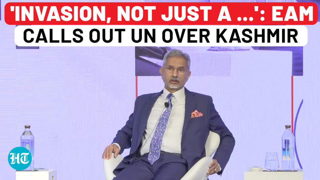 Fiery Takedown: Jaishankar Hits Out at UN for Whitewashing Kashmir ‘Invasion’ into a Mere ‘Dispute’
