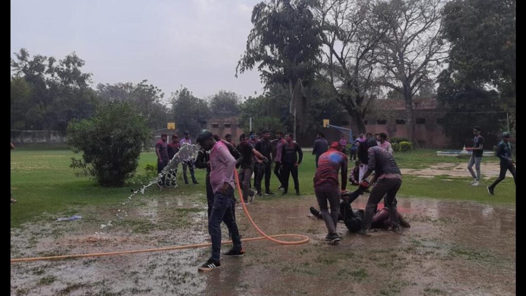For the first time: Holi celebrated at designated venue on AMU campus