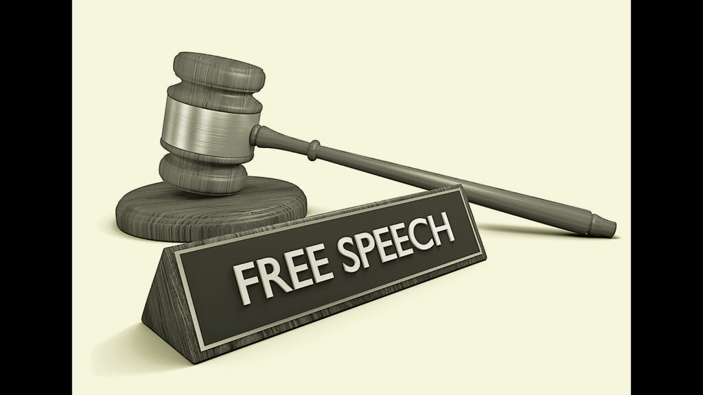 Free speech is not negotiable