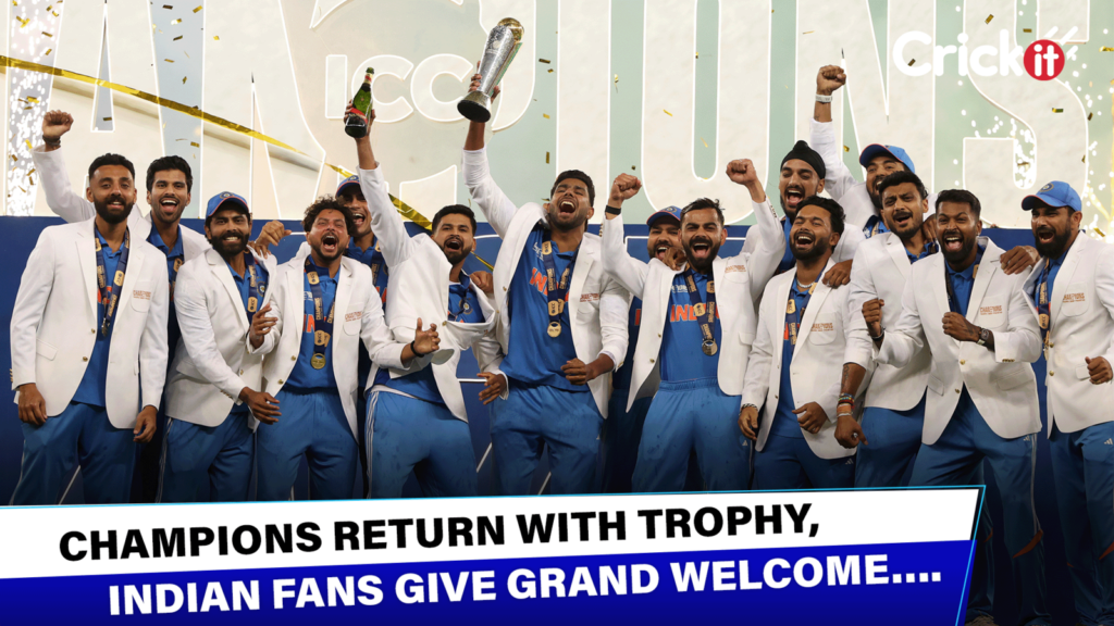 From Rohit Sharma To Hardik Pandya: How Fans Gave Indian Stars A Grand Welcome Home