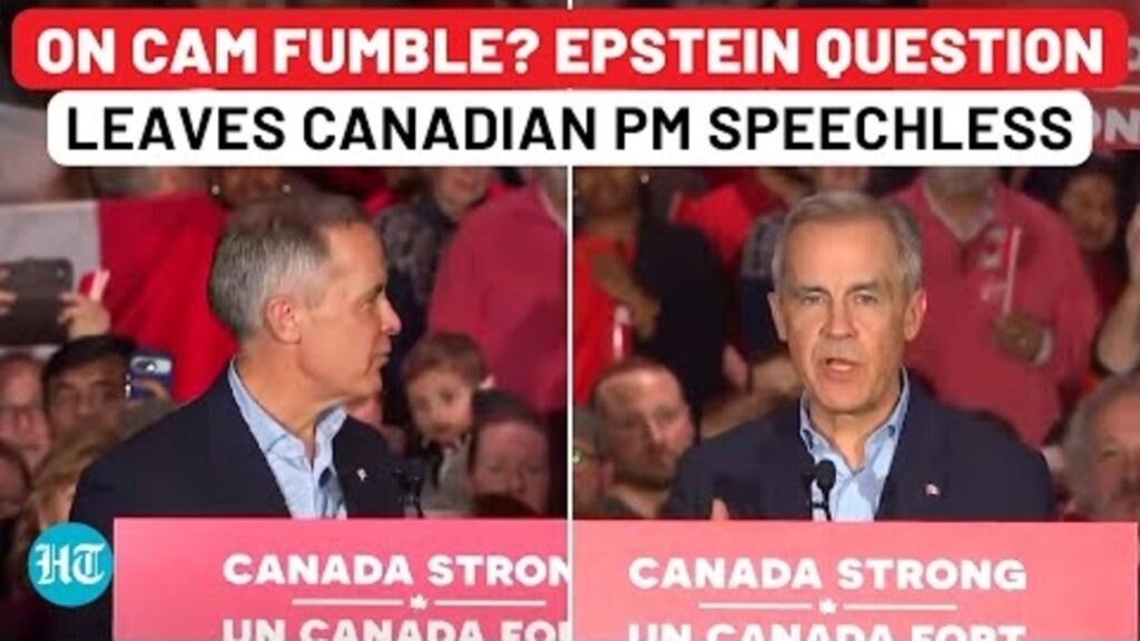 Full Event: Canadian PM Carney Stunned as Heckler Drops Jeffrey Epstein Bombshell in Public Showdown