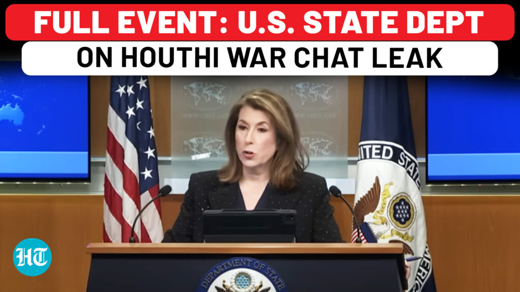 Full Event: US State Dept On Houthi War Chat Leak With Journo; Stuns Europe Allies With Move| Trump