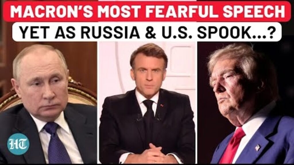 Full Speech: Cornered by Superpowers, Macron Turns to Nuclear Deterrence? France Prepares for War…