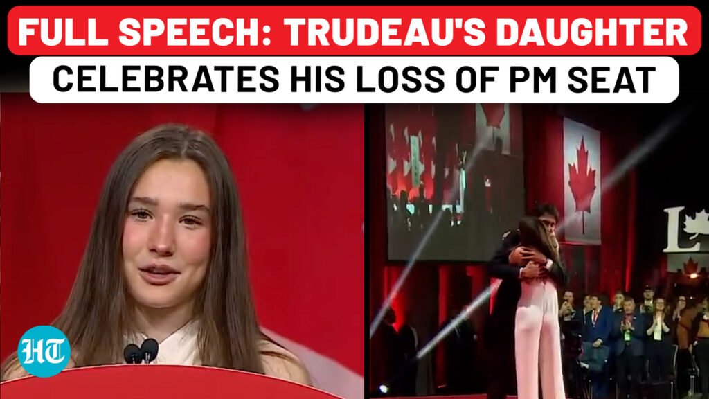 Full Speech: Trudeau’s Daughter Happy He Lost PM Seat- ‘Want To See Less Of Him…’|Canada| Ella-Grace