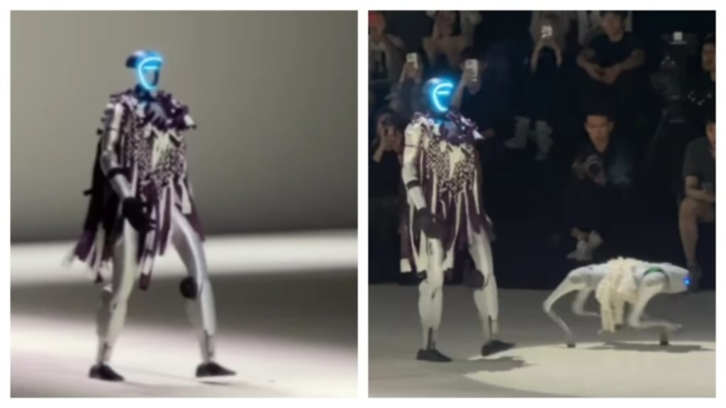 Future of catwalk? Humanoid robot with robotic dog wows at Shanghai Fashion Week | Fashion Trends