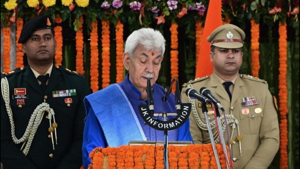 Govt committed to restoring J&K statehood, says LG Manoj Sinha